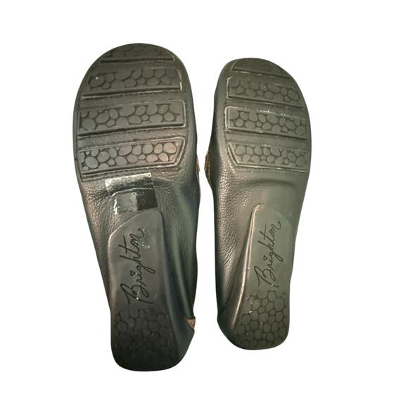 Brighton Leather Flats "Native" Made in Brazzil Black/Brown  7.5 - Picture 6 of 9
